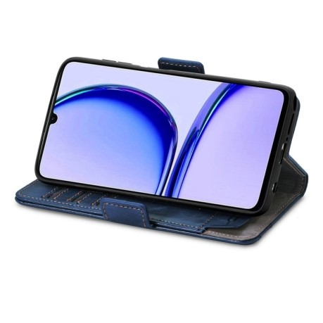 Чехол-книжка Dual-side Magnetic Buckle для Realme C53/C51 - синий