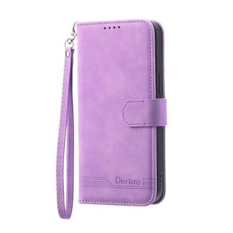 Чохол-книжка Dierfeng Dream Line для Xiaomi Redmi Note 12 Turbo 5G/Poco F5 - фіолетовий