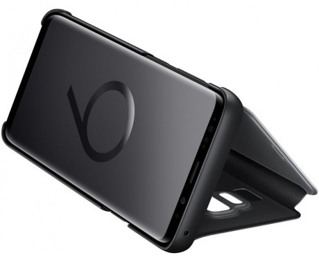 Оригінальний Чохол Samsung Clear View Standing Cover для Galaxy S9+ Plus (G965) EF-ZG965CBEGRU - Black