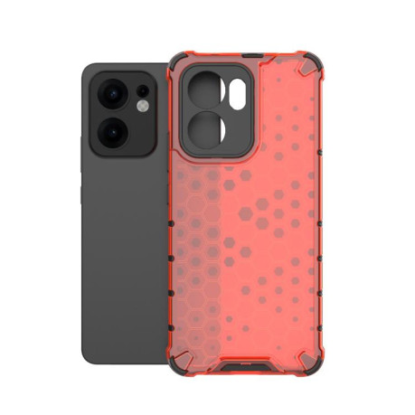 Протиударний чохол Honeycomb на OPPO Reno13 F/Reno13 FS- червоний