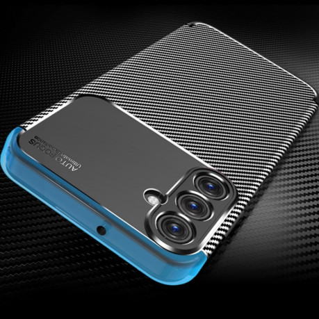 Ударозахисний чохол HMC Carbon Fiber Texture Samsung Galaxy A15 - чорний
