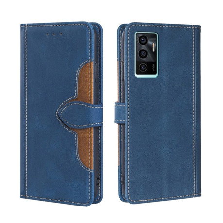 Чохол-книжка Skin Feel Magnetic Buckle для Vivo V23e/S10e - синій