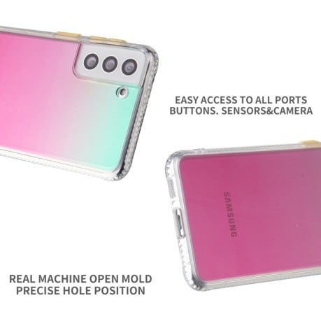 Противоударный чехол Gradient для Samsung Galaxy S22 Plus 5G - коричневый