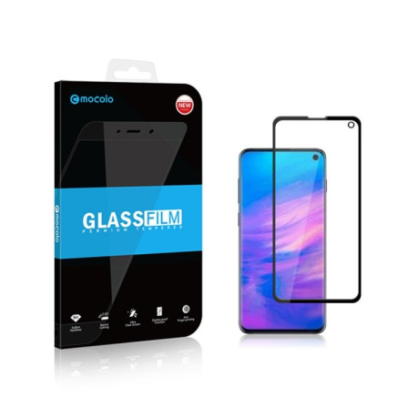 3D защитное стекло клейкое всей поверхностью mocolo  0.33mm 9H на Samsung Galaxy S10e-черное