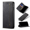 Чохол книжка Denim Texture Casual Style Samsung Galaxy A12/M12 - чорний