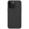 Протиударний чохол NILLKIN Super Frosted для iPhone 15 Pro Max - чорний