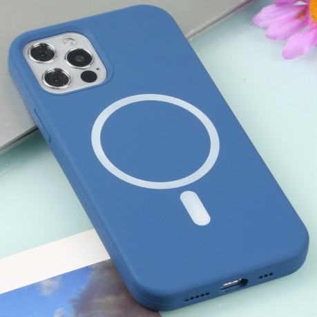 Протиударний чохол Nano Silicone (Magsafe) для iPhone 13 mini - синій