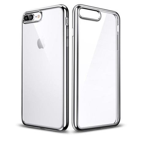 Ультратонкий силиконовый чехол ESR Essential Twinkler Series на iPhone 8 Plus / 7 Plus- серебристый