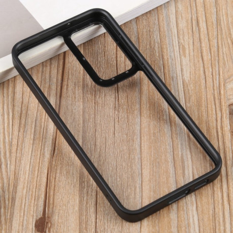 Противоударный чехол Clear Acrylic Soft для Samsung Galaxy S23 5G - черный