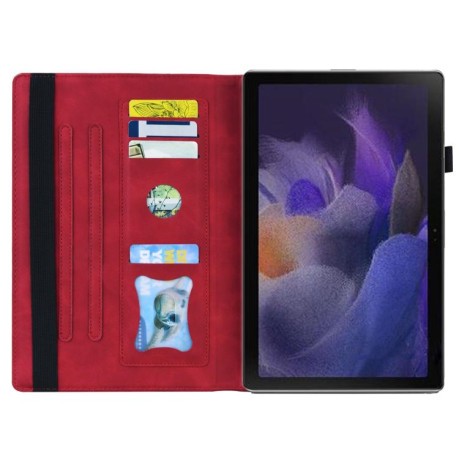 Чохол-книжка Splicing Series на Xiaomi Redmi Pad 2 SE 9.7 2026 — червоний