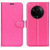 Чохол-книжка Litchi Texture Horizontal Flip Leather Realme 14 Pro+ - пурпурно-червоний