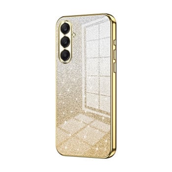 Ударозахисний чохол Gradient Glitter Powder Electroplated на  для Samsung Galaxy A26 - золотий