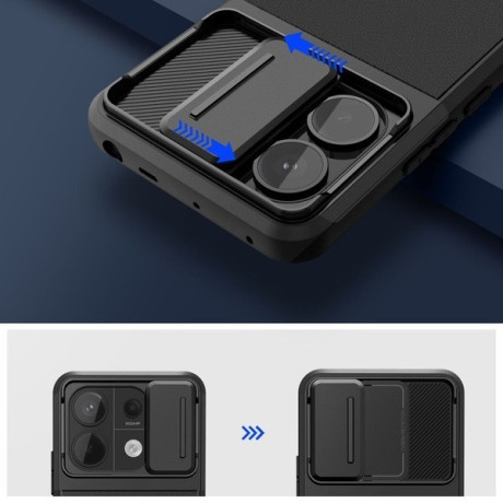 Чехол Tech-Protect Velar Cam на Xiaomi Redmi Note 13 Pro 5G / Poco X6 5G - black