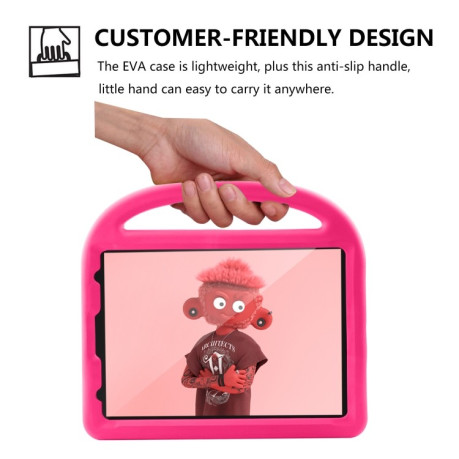 Противоударный чехол Sparrow Style  EVA Children's на iPad Pro 11 (2021/2020)/Air 10.9 2020/Pro 11 2018 - розово-красный