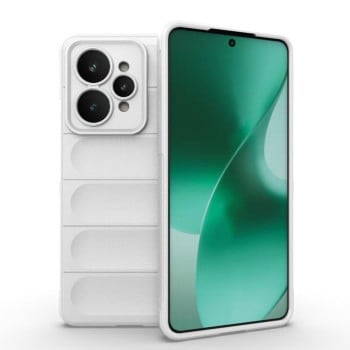 Силиконовый чехол Magic Flannel на Realme 15 5G Global — белый