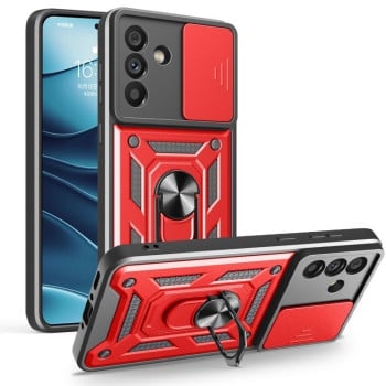 Протиударний чохол Sliding Camshield  для Samsung Galaxy A56 5G - червоний