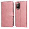 Чехол-книжка Classic Calf Texture для Realme C67 4G Global - розовое золото