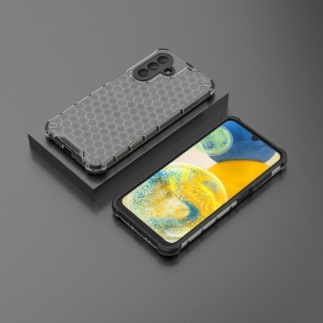 Противоударный чехол Honeycomb на Samsung Galaxy A26 5G - черный