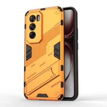 Протиударний чохол Punk Armor з підставкою на OPPO Reno 12 Pro Global - помаранчевий