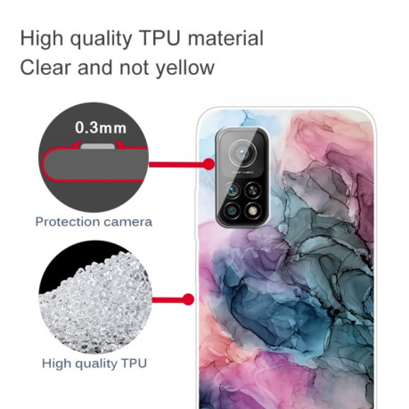 Противоударный чехол Marble Pattern для Xiaomi Mi 10T / 10T Pro - Abstract Multicolor