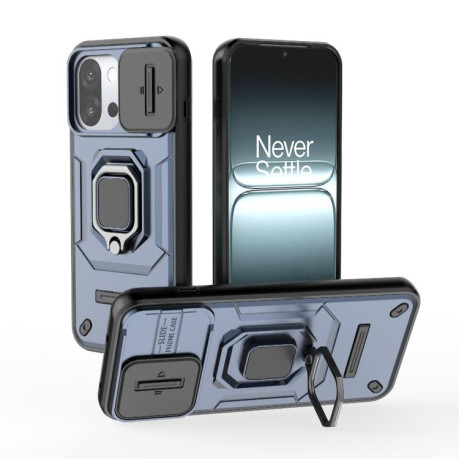 Противоударний чехол Sliding Camshield для OnePlus 13T 5G - синій