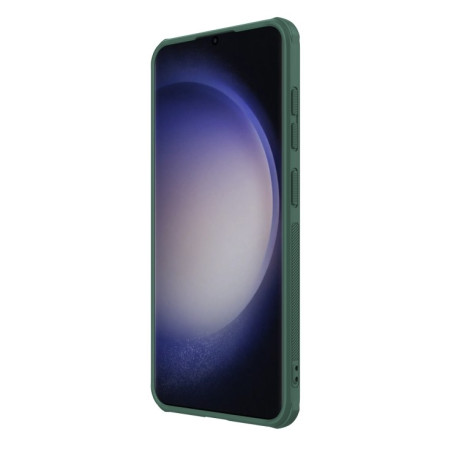 Противоударный чехол NILLKIN Super Frosted для Samsung Galaxy S24 5G - зеленый