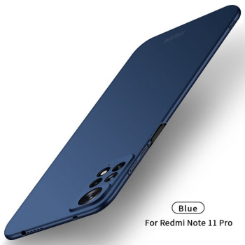 Ультратонкий чехол MOFI Frosted PC на Xiaomi Redmi Note 11 Pro Global - синий