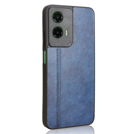 Ударозащитный чехол Sewing Cow Pattern для Motorola Moto G35 5G - синий