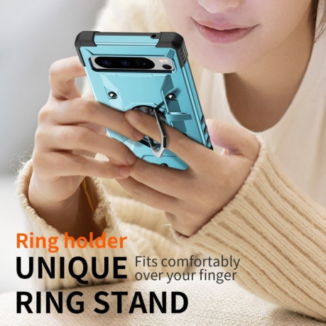 Протиударний чохол HMC 360 Degree Rotating Holder на Google Pixel 8 Pro - блакитний