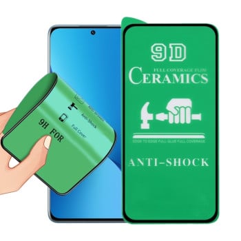 Захисне скло Ceramic 9D Full Screen Full Glue для Xiaomi 13 Pro - чорне