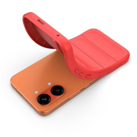 Силіконовий чохол Magic Flannel на Xiaomi Redmi Turbo 5 Max / Poco X8 Pro Max — червоний