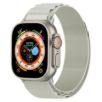 Ремінець Nylon Loop для Apple Watch 10 46mm/Ultra 49mm / Series 8/7 45mm / 44mm / 42mm- бежевий