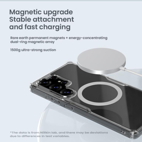 Чохол NILLKIN Ultra Clear Magsafe для Samsung Galaxy S25 Ultra 5G - прозорий
