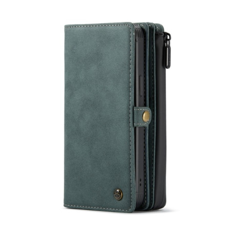 Шкіряний чохол-гаманець CaseMe 018 на iPhone 12 Pro Max - зелений