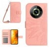 Чехол-книжка Skin Feel Sun Flower для Realme 11 Pro 5G/11 Pro+ 5G - розовый