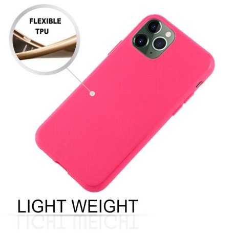 Протиударний силіконовий чохол MERCURY GOOSPERY STYLE LUX на iPhone 11 Pro Max - червоно-рожевий