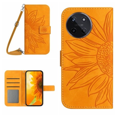 Чохол-книжка Skin Feel Sun Flower для Realme 11 4G Global - жовтий