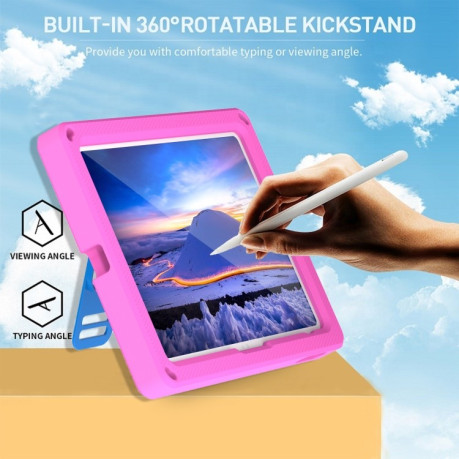 Противоударный чехол Rotation Stand EVA для iPad 10.9 2022 - розовый