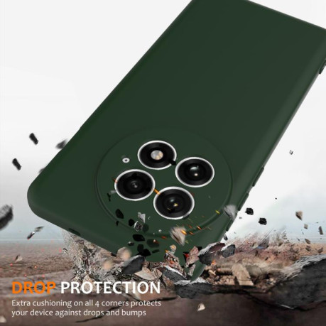 Силиконовый чехол Shockproof Silicone Magsafe для OnePlus 13 - зеленый
