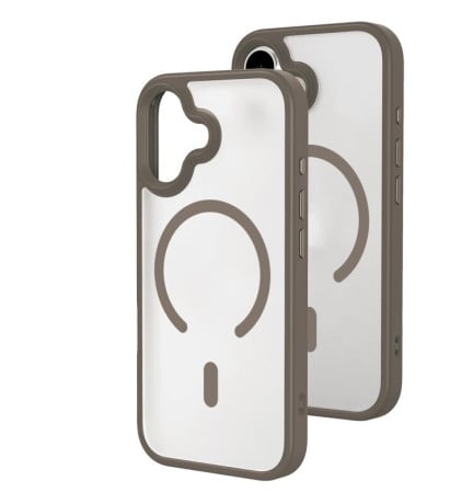 Чехол Oil-spray Skin Feel MagSafe гибрид на iPhone 17 - Gray