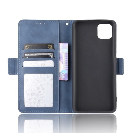 Кожаный чехол-книжка Wallet Style Skin на Realme C11 - синий