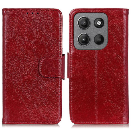 Чохол-книжка Mirren Crazy Horse для Motorola Moto G15 4G/G05 - червоний