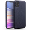 Шкіряний чохол QIALINO Top-grain для iPhone 11 - синій