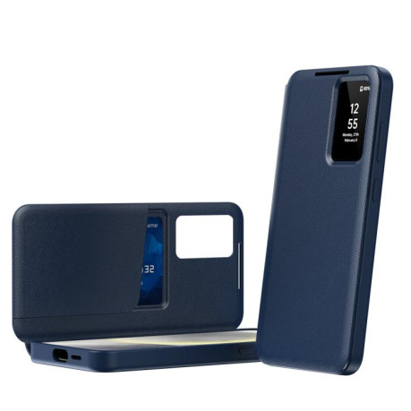 Чохол-книжка Smart View Window Leather для Samsung Galaxy S25+ 5G - синій