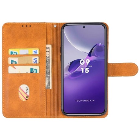 Чехол-книжка EsCase для Samsung Galaxy A24 4G - коричневый