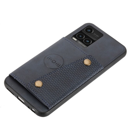 Чохол протиударний Double Buckle для Vivo Y33s - синій