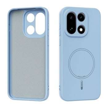 Силиконовый чехол ABEEL с MagSafe и мягким покрытием на OnePlus 15 ABEEL Skin-friendly Feel Magsafe Liquid Silicone — голубой