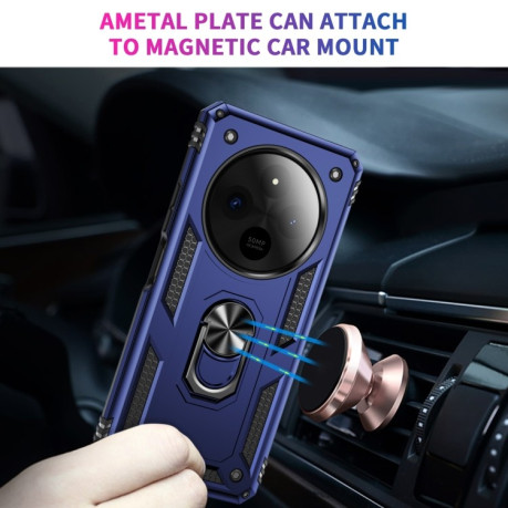 Протиударний чохол HMC 360 Degree Rotating Holder на Xiaomi Redmi 14C 4G/Poco C75/Redmi A4 5G - синій