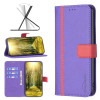 Чехол-книжка BF13 Color Matching Cross для Samsung Galaxy A04 4G - фиолетовый
