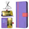 Чехол-книжка BF13 Color Matching Cross для Xiaomi Poco C40/Redmi 10c - фиолетовый